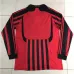 Camiseta retro de local de mangas largas del AC Milan 2007/08 - Roja