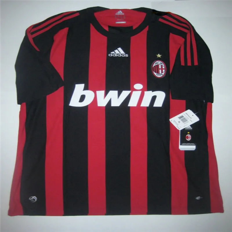 Camiseta retro de local del AC Milan 2008/09 - Roja