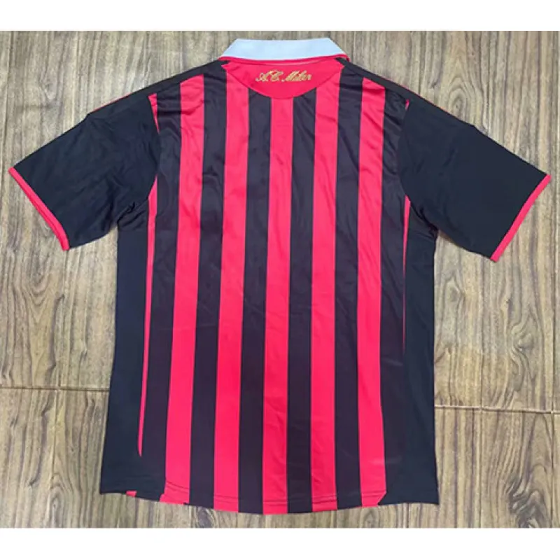 Camiseta retro de local del AC Milan 2009/10 - Mayorista - Roja