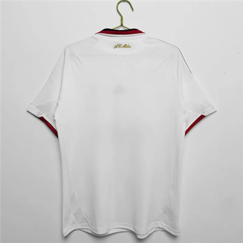 Camiseta retro de visita del AC Milan 2009/10 - Blanca