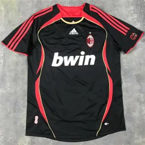 Maillot rétro 3e de l'AC Milan 2006 - Noir