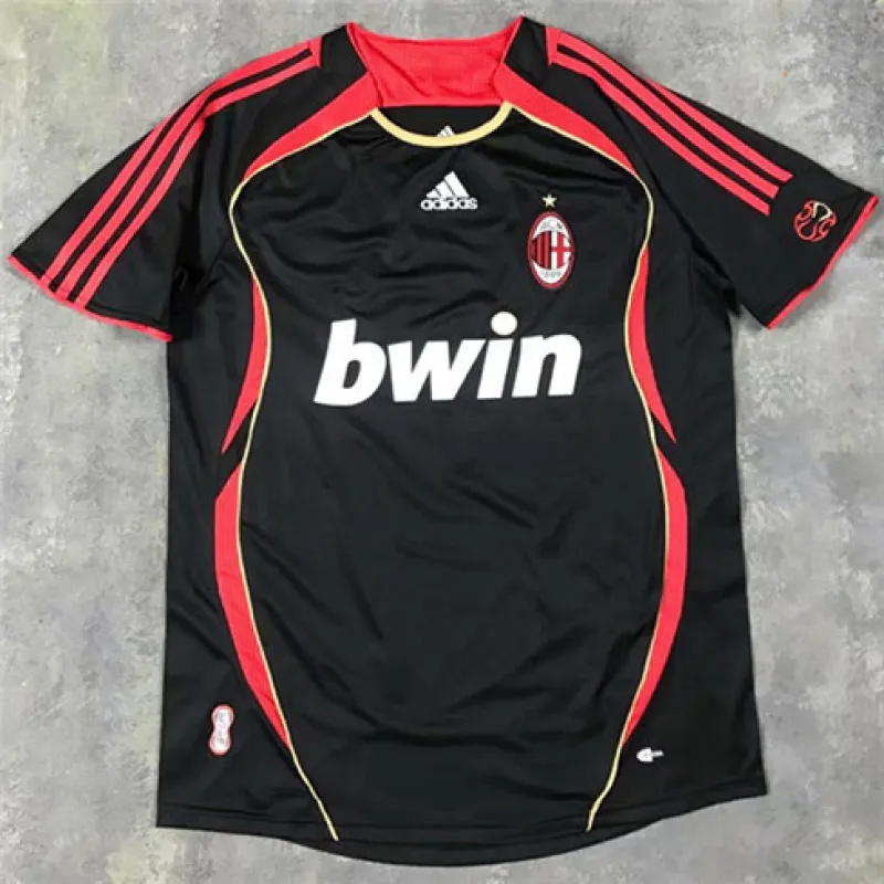 Camiseta retro tercera del AC Milan 2006 - Negra