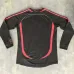 Camiseta retro tercera de mangas largas del AC Milan 2006 - Negra