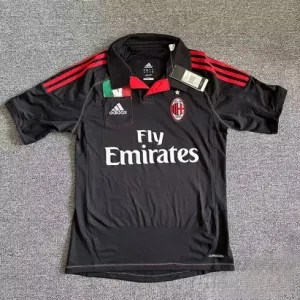 Maillot rétro 3e de l'AC Milan 2012/13 - Noir