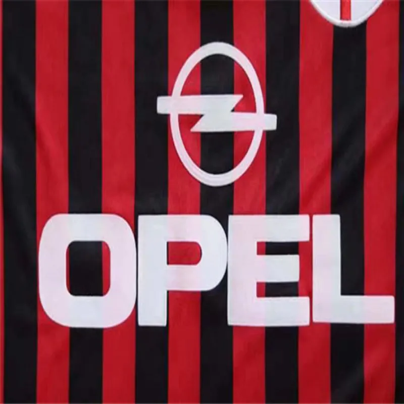 Camiseta retro de mangas largas del centenario del AC Milan 1999/20 - Roja
