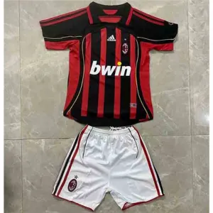 Maglia retro per bambini dell'AC Milan 2006/07 - Rossa