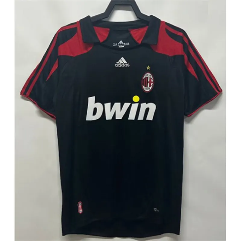 Camiseta retro tercera del AC Milan 2007/08 - Negra