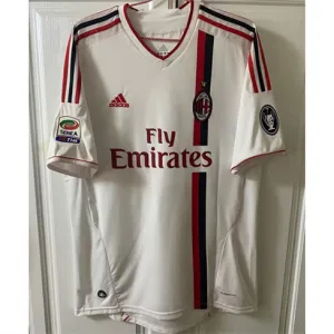 Maillot rétro d'away de l'AC Milan 2011/12 - Blanc