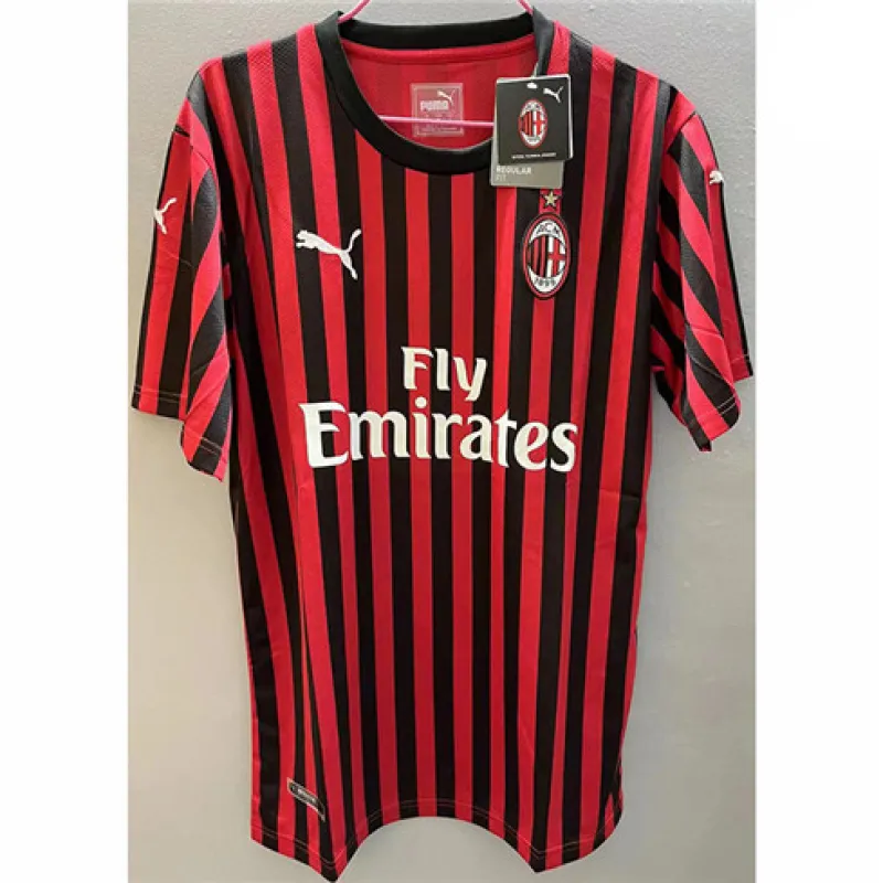 Camiseta retro de casa del AC Milan 2019/20 - Roja