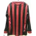 Camiseta retro de mangas largas del AC Milan 2009 - Roja