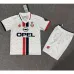 Camiseta retro de fuera para niños del AC Milan 1996/97 - Blanca