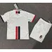 Camiseta retro de fuera para niños del AC Milan 1996/97 - Blanca