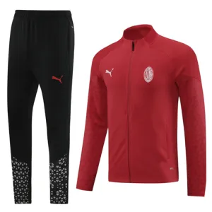 AC Milan 2024/25 flockige Sportjacke - Rot