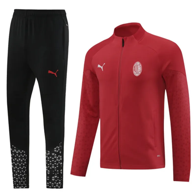 AC Milan 2024/25 flockige Sportjacke - Rot