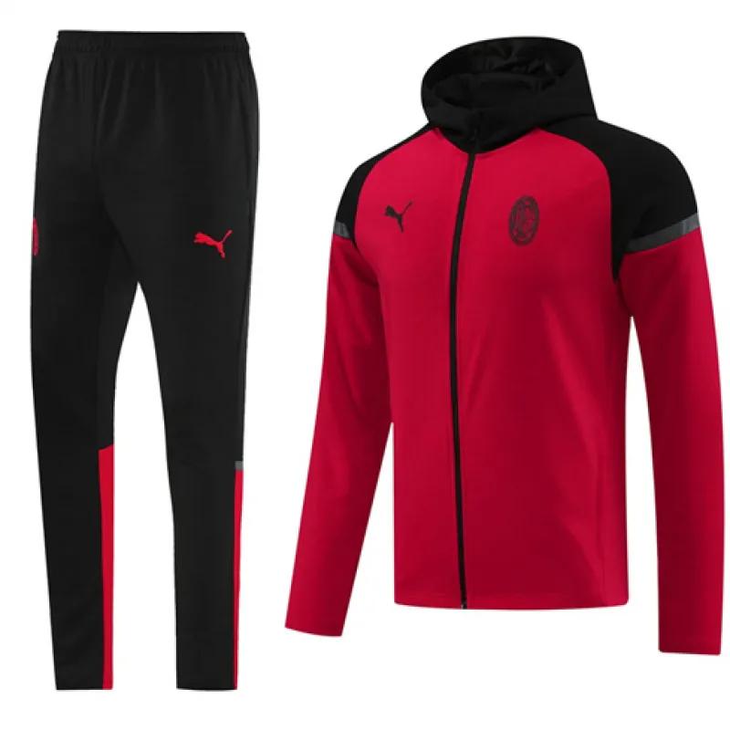 Prenda de deporte con capucha del AC Milan 2024/25 - Roja