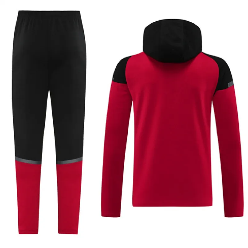 Prenda de deporte con capucha del AC Milan 2024/25 - Roja