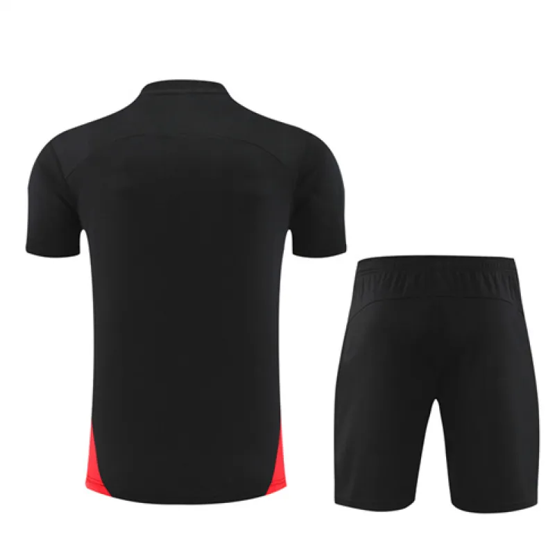 Camiseta de entrenamiento + Pantalones cortos para niños del AC Milan 2024/25 - Negro