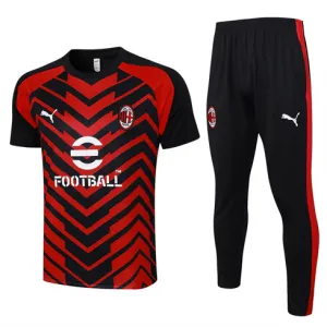 Chemise Polo + Pantalons d'entraînement de l'AC Milan 2024/25 - Rouge