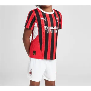 Camiseta de casa para niños de AC Milan 2024/25 - roja