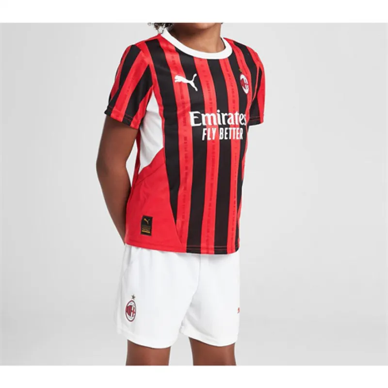 Camiseta de casa para niños de AC Milan 2024/25 - roja