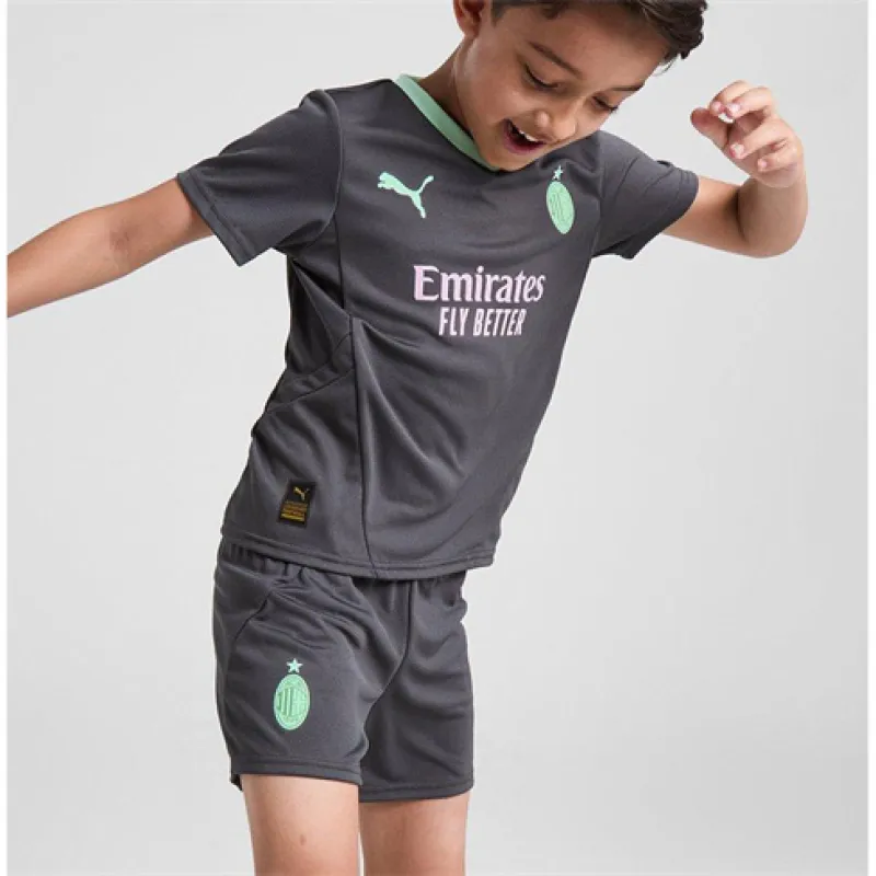 AC Milan 2024/25 Kinder-Dritttrikot - Kohlegrau