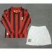 Camiseta de manga larga para niños de AC Milan 2024/25, local - roja