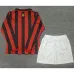 Camiseta de manga larga para niños de AC Milan 2024/25, local - roja