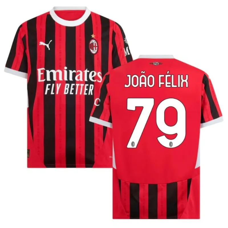 João Félix's AC Milan 2024/25 Heimtrikot - Rot