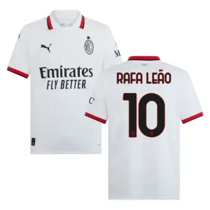 Rafael Leãos AC Milan 2024/25 Auswärtstrikot - Weiß