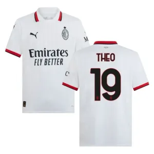 Theo Hernandezes AC Milan 2024/25 Auswärtstrikot - Weiß