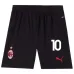 L'ensemble du maillot pour enfants du domicile de l'AC Milan 2024/25 de Rafael Leao - Noir