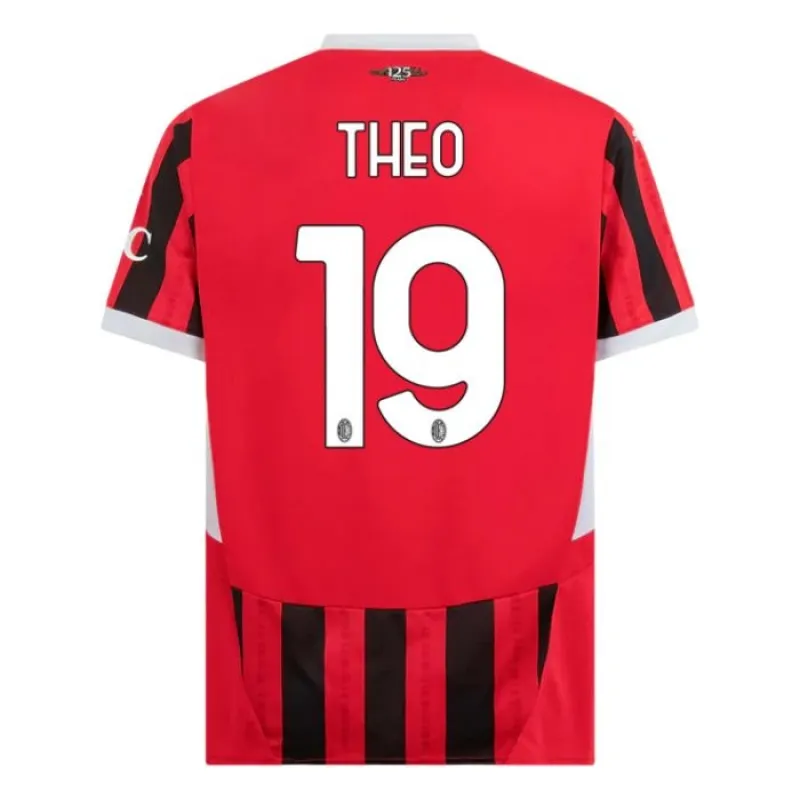 Theos AC Milan 2024/25 Heim-Kinder-Jersey-Set - Weiß