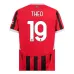 Theos AC Milan 2024/25 Heim-Kinder-Jersey-Set - Schwarz