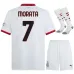 L'ensemble du maillot pour enfants d'AC Milan 2024/25 de l'extérieur de Morata - Blanc
