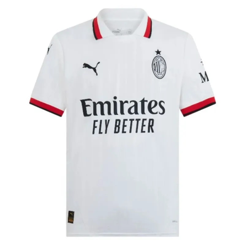 L'ensemble du maillot pour enfants d'AC Milan 2024/25 de l'extérieur de Morata - Blanc