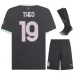 Il terzo insieme di maglia per bambini dell'AC Milan 2024/25 di Theo - Grigio carbone