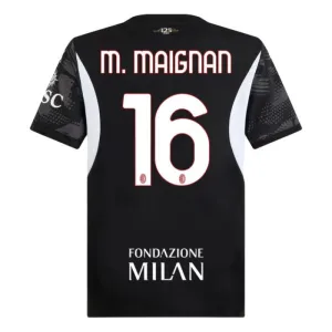 Le maillot de gardien du domicile de l'AC Milan 2024/25 de M. Maignan - Noir