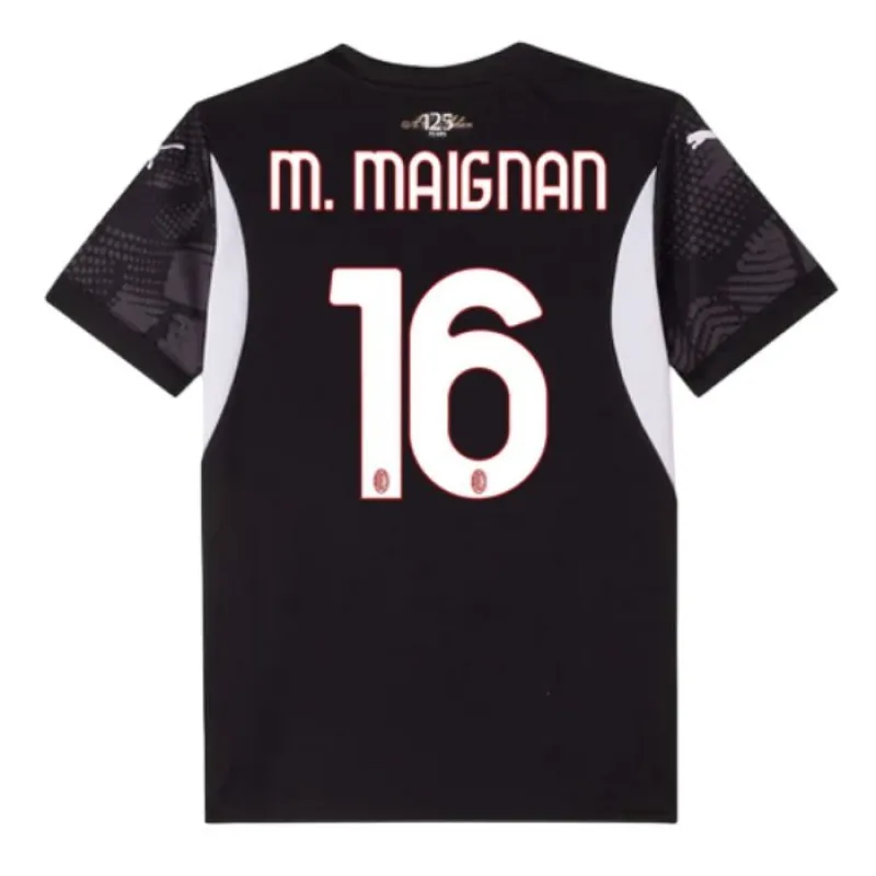 M. Maignans AC Milan 2024/25 Heim - Torwart - Kinder - Jersey - Schwarz