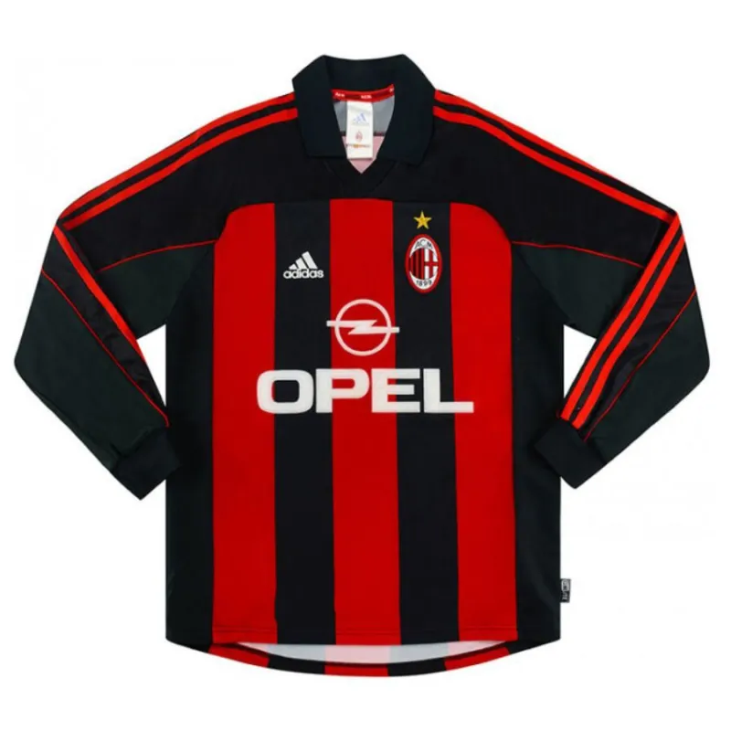 Camiseta local retro de Filippo Inzaghi AC Milan 2000/02 - Rojo