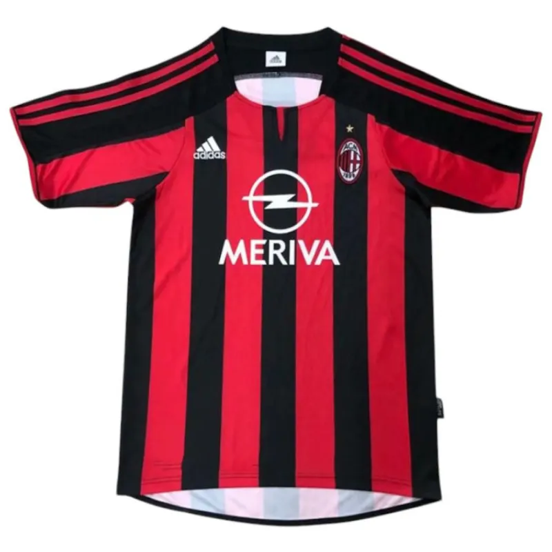 Camiseta local retro de Filippo Inzaghi AC Milan 2003/04 - Rojo