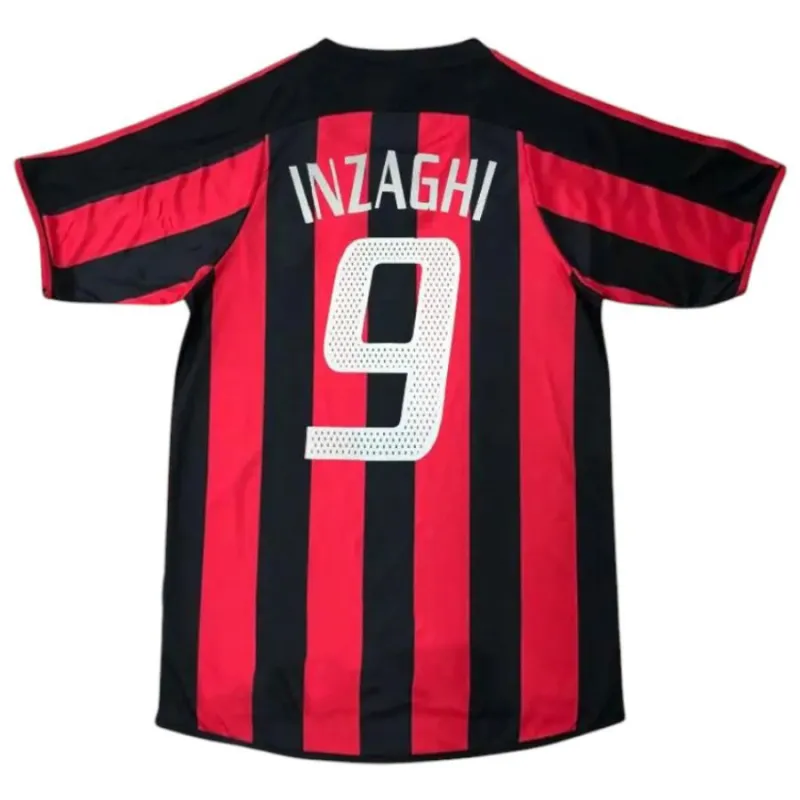 Camiseta local retro de Filippo Inzaghi AC Milan 2003/04 - Rojo