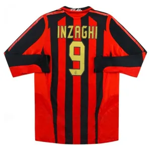 Camiseta local retro de Filippo Inzaghi AC Milan 2005/06 - Rojo