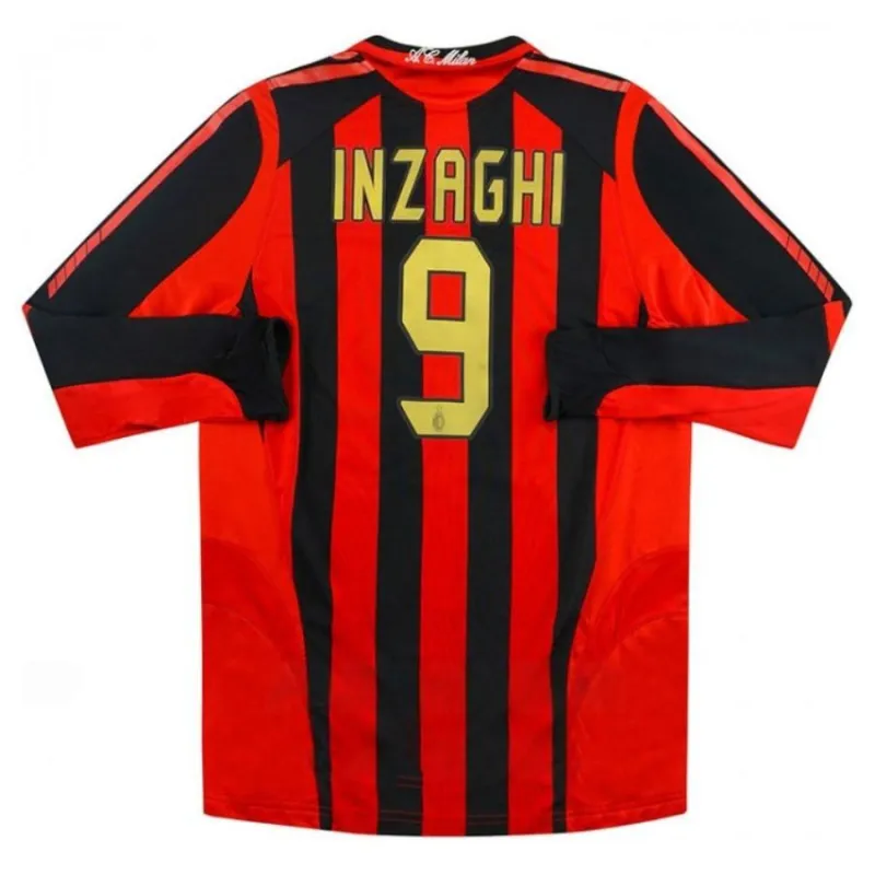 Camiseta local retro de Filippo Inzaghi AC Milan 2005/06 - Rojo