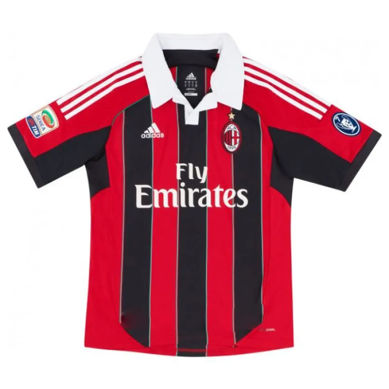 Camiseta local retro de Filippo Inzaghi AC Milan 2012/13 - Rojo