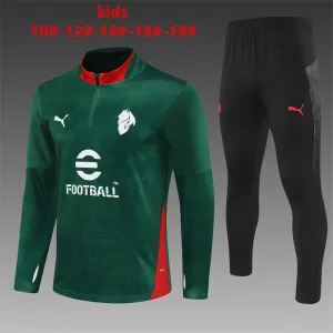 AC Milan 2025/26 Kinder Sportanzug Grün