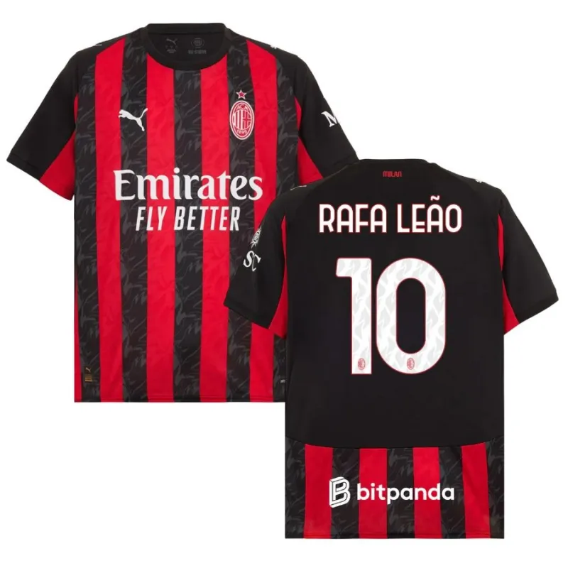 AC Milan RAFA·LEAO Camiseta local 2025/26 - Rojo