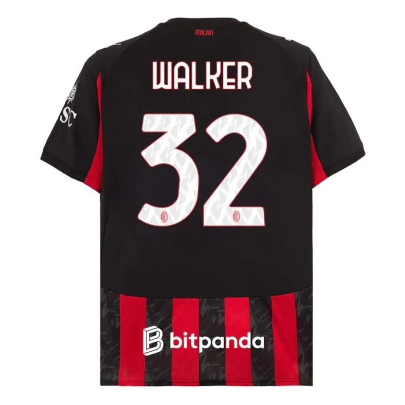 AC Mailand WALKER Kinder-Kit 2025/26 Heimtrikot - Rot