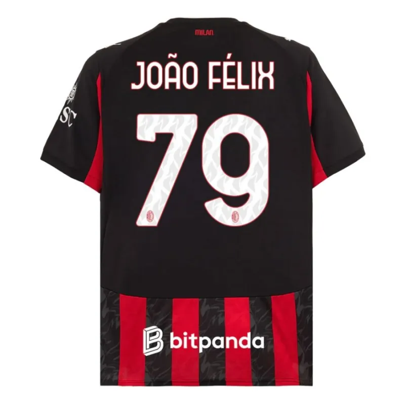 AC Mailand JOAO·FELIX Kinder-Kit 2025/26 Heimtrikot - Rot
