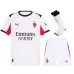 Ensemble de maillot enfant à l'extérieur de l'AC Milan 2025/26 - Blanc