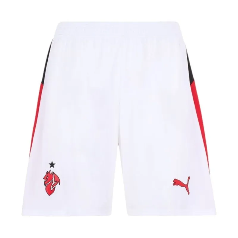 Ensemble de maillot enfant à l'extérieur de l'AC Milan 2025/26 - Blanc